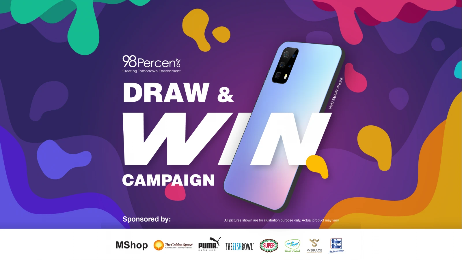 98 Percent Brand Month coming to town with 98 Percent Draw & Win Campaign!